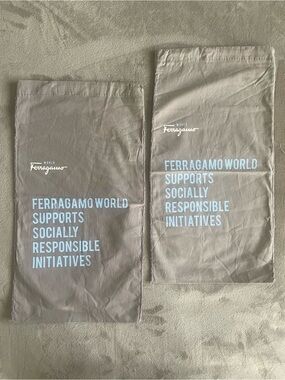Ferragamo World Dust Bag Set Sustainable Luxury Storage Pouches